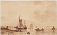 DD 043
<br/>
Op het IJ
<br/>
<em>Hilverdink, Johannes Jacobus Antonius (1837-1884)</em>